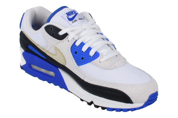 Nike Air Max 90 PRM Mens Trainers Hf3449 100 - White Khaki Racer Blue Black 100 - Photo 0