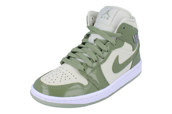 Nike Womens Air Jordan 1 Mid SE Trainers Hf4079 003 - Sea Glass Oil Green 003 - Photo 0