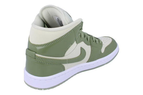 Nike Womens Air Jordan 1 Mid SE Trainers Hf4079 003 - Sea Glass Oil Green 003 - Photo 0