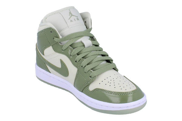 Nike Womens Air Jordan 1 Mid SE Trainers Hf4079 003 - Sea Glass Oil Green 003 - Photo 0