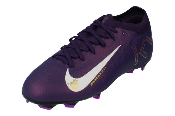 Nike Junior Zoom Vapor 16 Pro Km FG Football Boots Hf5450 500 - Grand Purple Pale Ivory 500 - Photo 0