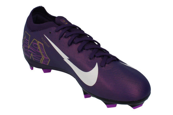 Nike Junior Zoom Vapor 16 Pro Km FG Football Boots Hf5450 500 - Grand Purple Pale Ivory 500 - Photo 0