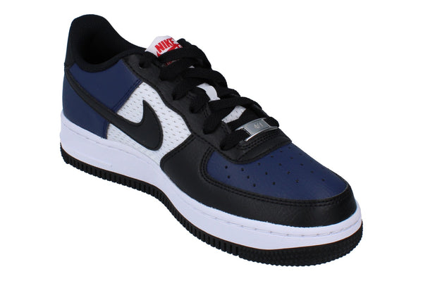 Nike Air Force 1 GS Trainers Hj9201  400 - Midnight Navy Black White 400 - Photo 0
