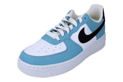 Nike Womens Air Force 1 07 Next Nature Trainers Hj9571 400 - Denim Turquoise Black White Cyber 400 - Photo 0