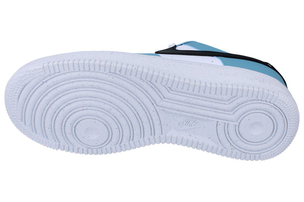 Nike Womens Air Force 1 07 Next Nature Trainers Hj9571  400 - Denim Turquoise Black White Cyber 400 - Photo 0