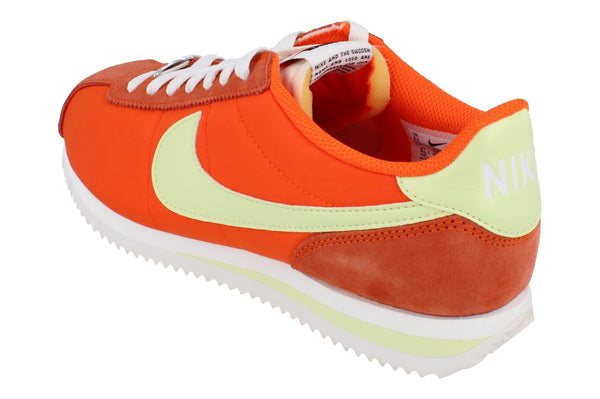 Nike Womens Cortez Txt Trainers Hj9612  800 - Safety Orange Lime Sail 800 - Photo 0