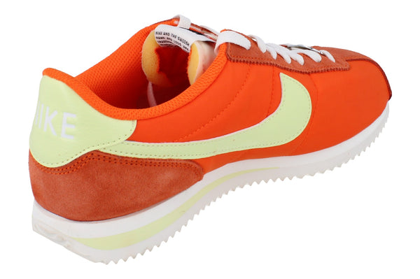 Nike Womens Cortez Txt Trainers Hj9612  800 - Safety Orange Lime Sail 800 - Photo 0
