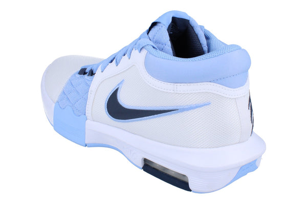 Nike Lebron Witness VIII Mens Basketball Trainers Hq2139  100 - White Thunder Blue Aluminium 100 - Photo 0