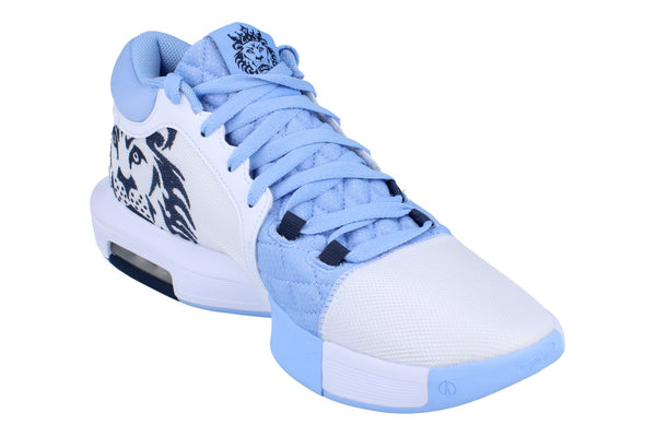 Nike Lebron Witness VIII Mens Basketball Trainers Hq2139  100 - White Thunder Blue Aluminium 100 - Photo 0
