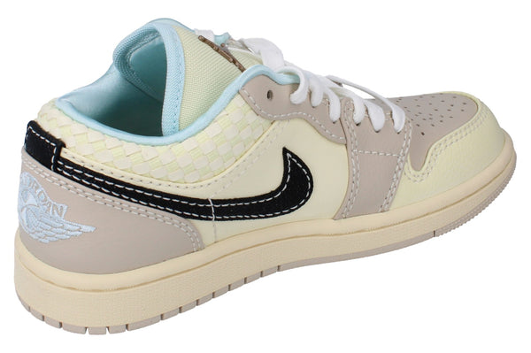 Nike Air Jordan 1 Low SE Womens Trainers Hq3440  101 - Sanddrift Black Muslin 101 - Photo 0