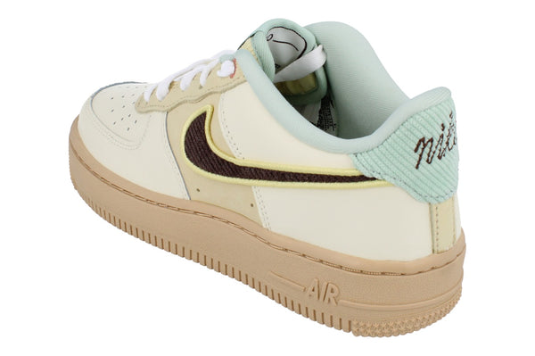 Nike Air Force 1 LV8 GS Trainers Hq3473 122 - Coconut Milk Baroque Brown 122 - Photo 0