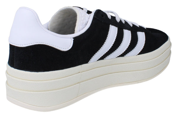 Adidas Originals Gazelle Bold Womens Trainers Sneakers HQ6912 - Black White Hq6912 - Photo 0