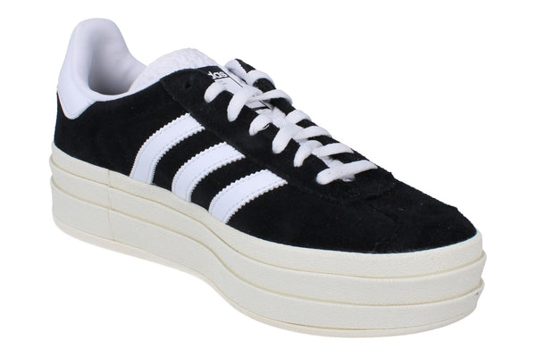 Adidas Originals Gazelle Bold Womens Trainers Sneakers HQ6912 - Black White Hq6912 - Photo 0