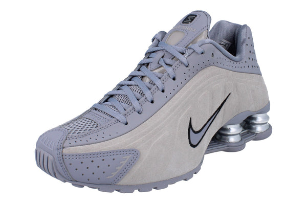 Nike Womens Shox R4 Running Trainers Hq7739 001 - Cement Grey Black College Grey 001 - Photo 0
