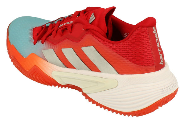 Adidas Barricade Clay Womens Tennis Shoes Trainers HQ8427 - Red White Silver Hq8427 - Photo 0
