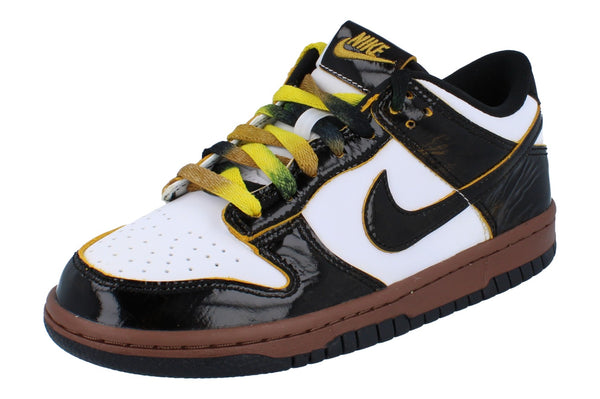 Nike Dunk Low SE GS Trainers Hq9294 100 - White Bright Citron Black 100 - Photo 0