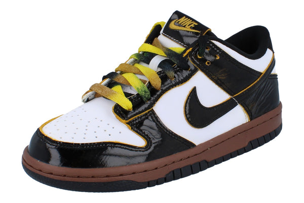 Nike Dunk Low SE GS Trainers Hq9294 100 - White Bright Citron Black 100 - Photo 0