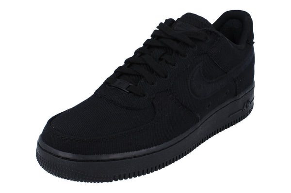 Nike Air Force 1 Low Canvas Mens Trainers Hv1204 002 - Black Black 002 - Photo 0