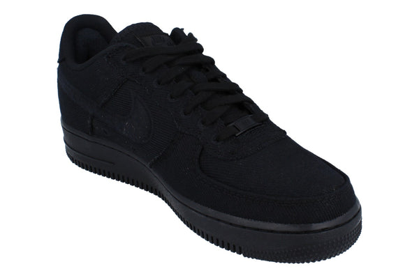 Nike Air Force 1 Low Canvas Mens Trainers Hv1204 002 - Black Black 002 - Photo 0