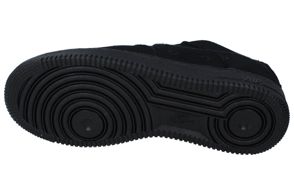Nike Air Force 1 Low Canvas Mens Trainers Hv1204 002 - Black Black 002 - Photo 0