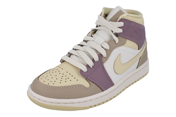 Nike Air Jordan 1 Mid Womens Trainers Hv2370  100 - Light Orewood Brown Team Gold Khaki 100 - Photo 0
