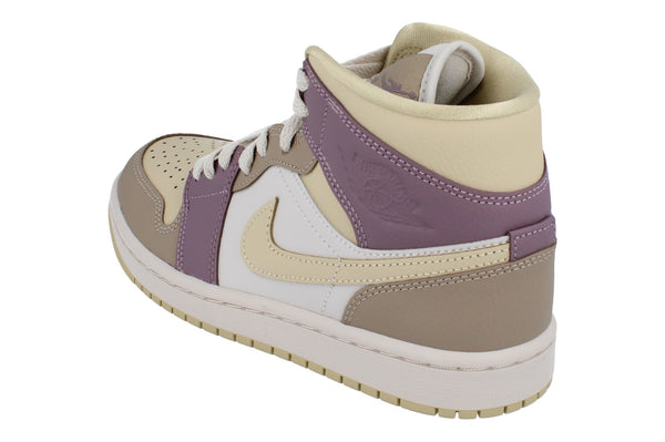 Nike Air Jordan 1 Mid Womens Trainers Hv2370  100 - Light Orewood Brown Team Gold Khaki 100 - Photo 0