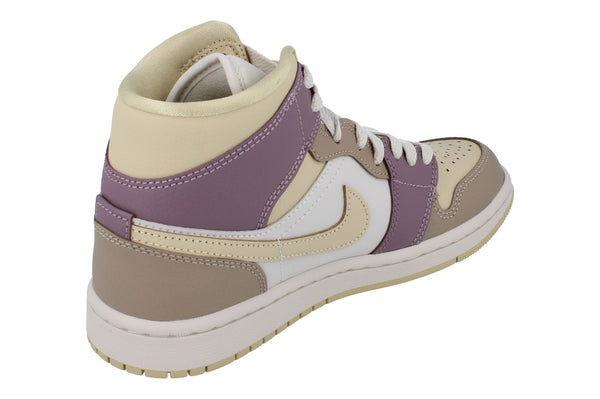 Nike Air Jordan 1 Mid Womens Trainers Hv2370  100 - Light Orewood Brown Team Gold Khaki 100 - Photo 0