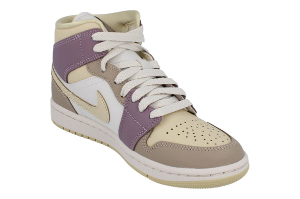 Nike Air Jordan 1 Mid Womens Trainers Hv2370  100 - Light Orewood Brown Team Gold Khaki 100 - Photo 0