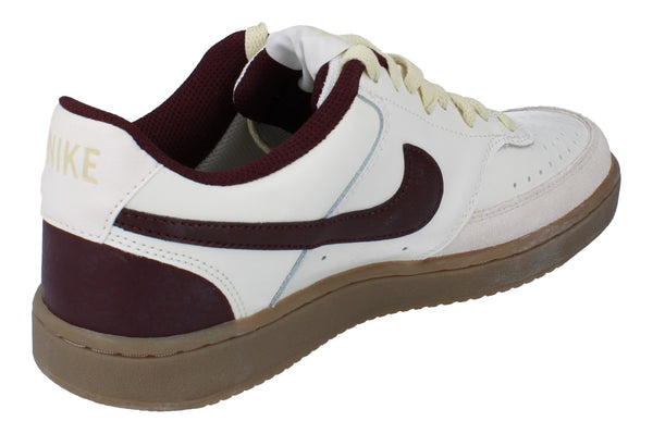 Nike Court Vision Lo Mens Trainers Hv2530 101 - Sail Burgundy Crush Light Khaki 101 - Photo 0