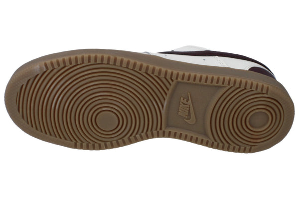 Nike Court Vision Lo Mens Trainers Hv2530 101 - Sail Burgundy Crush Light Khaki 101 - Photo 0