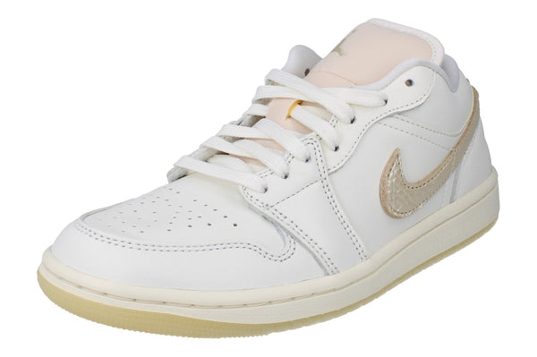 Nike Air Jordan 1 Low Se Womens Trainers Hv5157 100 - Sail Team Gold Pale Ivory 100 - Photo 0