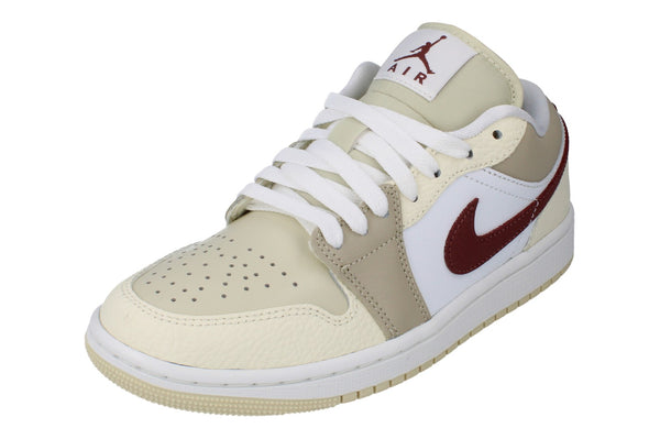 Nike Womens Air Jordan 1 Low Trainers Hv6530 100 - Summit White Red Sepia 100 - Photo 0