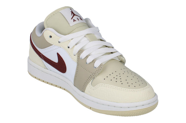 Nike Womens Air Jordan 1 Low Trainers Hv6530 100 - Summit White Red Sepia 100 - Photo 0