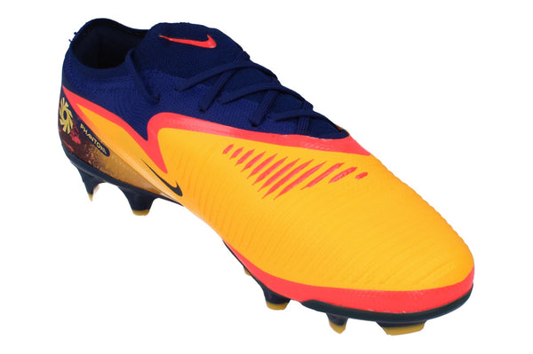 Nike Phantom 6 Low Pro FG Eh Mens Football Boots Ib3094 800 - Laser Orange Lemon Venom 800 - Photo 0