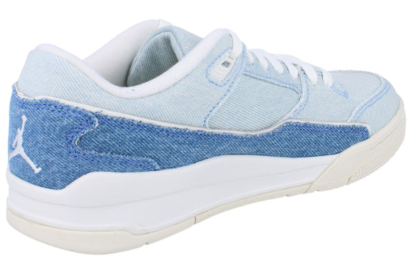 Nike Air Jordan Womens Flight Court Se Trainers Ib4414 Shoes  100 - Sail Worn Blue 100 - Photo 0