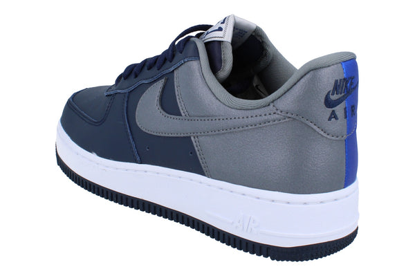 Nike Air Force 1 07 Lv8 Mens Trainers Ib6847 Shoes  400 - Obsidian Smoke Grey Game Royal 400 - Photo 0