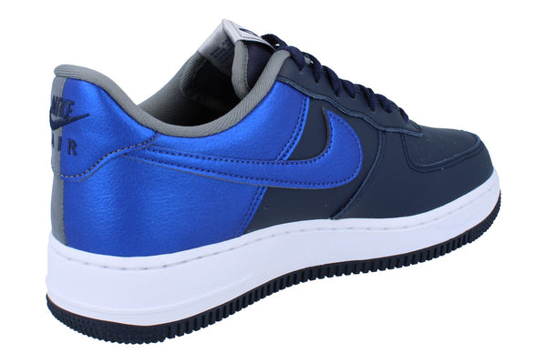 Nike Air Force 1 07 Lv8 Mens Trainers Ib6847 Shoes  400 - Obsidian Smoke Grey Game Royal 400 - Photo 0