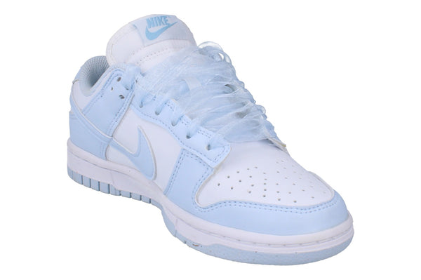 Nike Womens Dunk Low Next Nature Trainers Ib7311 100 - White Blue Tint 100 - Photo 0