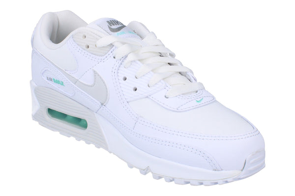 Nike Air Max 90 Mens Trainers Ib7680 Shoes  101 - White Photon Dust Hyper Turquoise 101 - Photo 0