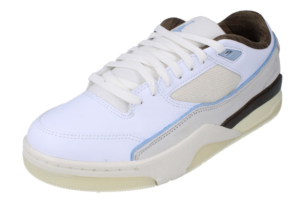 Nike Air Jordan Flight Court Mens Basketball Trainers Ib8858  141 - White Light Armory Blue 141 - Photo 0