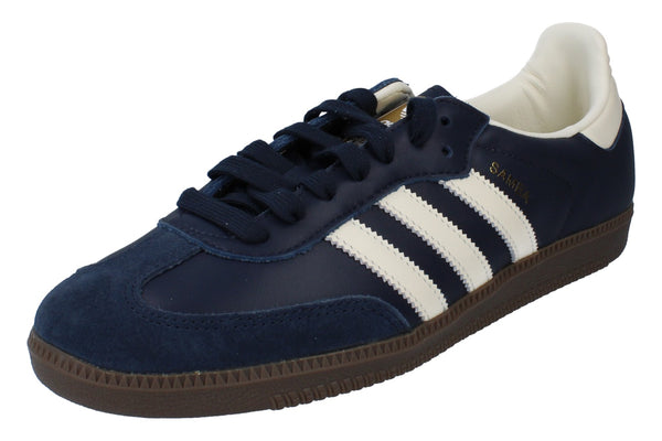 Adidas Originals Samba Og Mens Trainers Sneakers ID2056 - Navy White Gum ID2056 - Photo 0