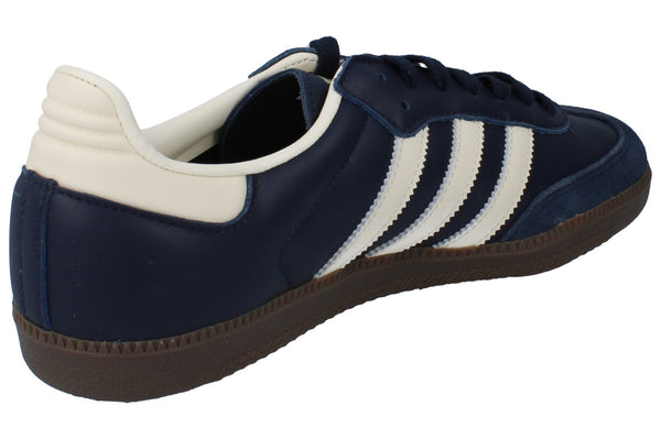Adidas Originals Samba Og Mens Trainers Sneakers ID2056 - Navy White Gum ID2056 - Photo 0
