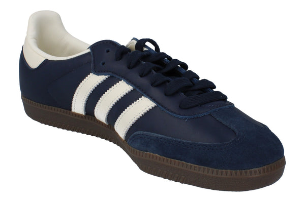Adidas Originals Samba Og Mens Trainers Sneakers ID2056 - Navy White Gum ID2056 - Photo 0