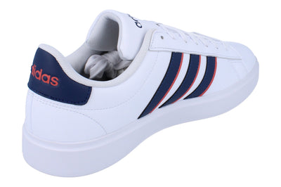 Adidas Grand Court 2.0 Mens Trainers Sneakers  ID2947 - White Navy Red Id2947 - Photo 2