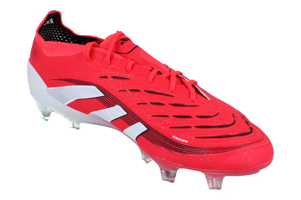 Adidas Predator Elite FG Mens Football Boots ID3882 - Red White Black - Photo 0