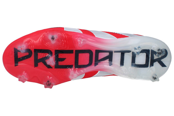 Adidas Predator Elite FG Mens Football Boots ID3882 - Red White Black - Photo 0