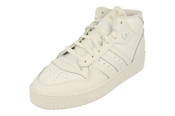 Adidas Originals Rivalry Mid Mens Trainers Sneakers  ID9427 - White White White Id9427 - Photo 0