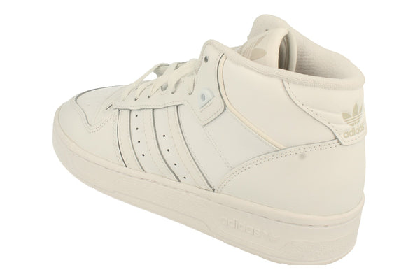 Adidas Originals Rivalry Mid Mens Trainers Sneakers  ID9427 - White White White Id9427 - Photo 0