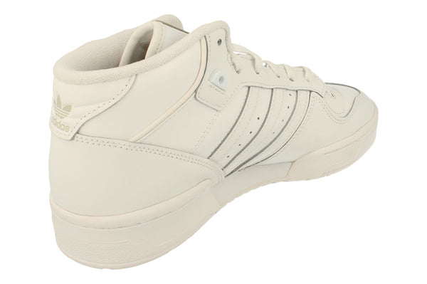 Adidas Originals Rivalry Mid Mens Trainers Sneakers  ID9427 - White White White Id9427 - Photo 0