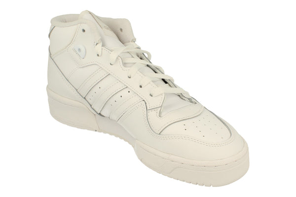 Adidas Originals Rivalry Mid Mens Trainers Sneakers  ID9427 - White White White Id9427 - Photo 0